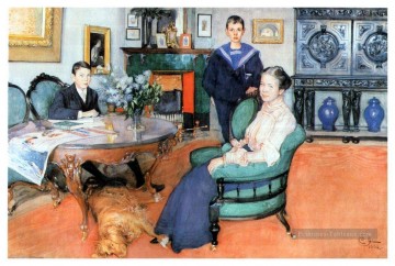  Edgar Galerie - hakon daga et edgar 1902 Carl Larsson